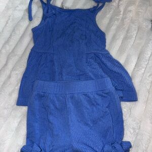 Kate Quinn Bubble two piece Top and Shorts Set